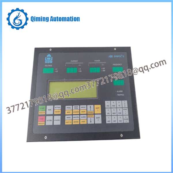 ABB CMA120 3DDE300400 Basic Controller Panel Unit for SYNPOL D Generator Control and Management